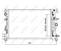 NRF Chladič vody NRF 50476, 50476