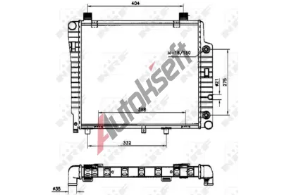 NRF Chladi vody NRF 50534, 50534