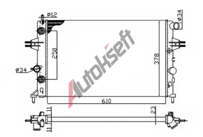 NRF Chladi vody Economy Class NRF 50562A, 50562A