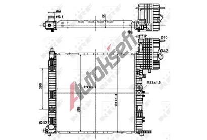 NRF Chladi vody NRF 50581, 50581