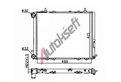 NRF Chladi vody Economy Class NRF 507352A, 507352A
