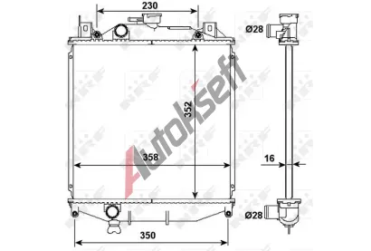 NRF Chladi vody NRF 507644, 507644