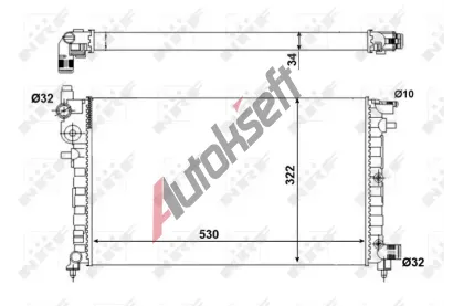 NRF Chladi vody Economy Class NRF 509502A, 509502A