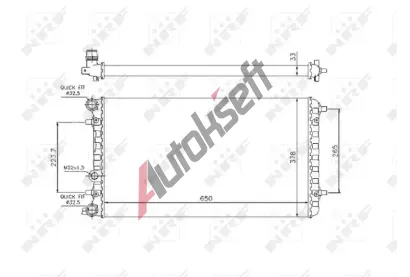 NRF Chladi vody NRF 509644, 509644