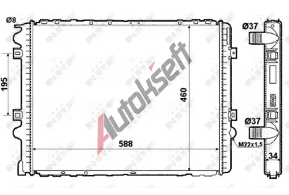 NRF Chladi vody NRF 509710, 509710