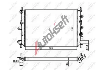 NRF Chladi vody Economy Class NRF 514436A, 514436A