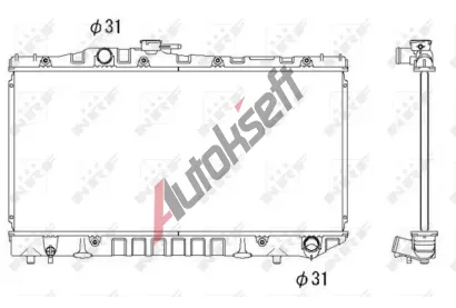 NRF Chladi vody NRF 516712, 516712