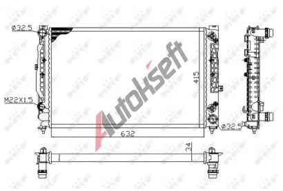 NRF Chladi vody Economy Class NRF 519504A, 519504A