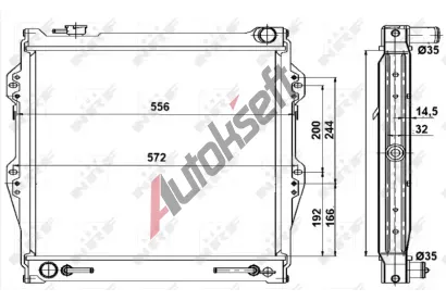 NRF Chladi vody NRF 52091, 52091