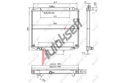 NRF Chladi vody NRF 52238, 52238