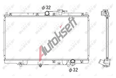 NRF Chladi vody NRF 526717, 526717