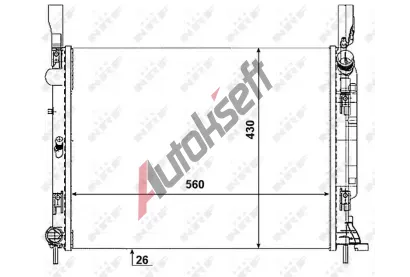 NRF Chladi vody NRF 53001, 53001