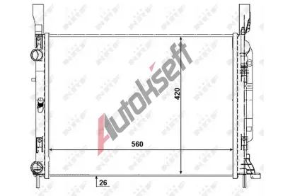 NRF Chladi vody NRF 53003, 53003