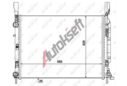 NRF Chladi vody NRF 53004, 53004