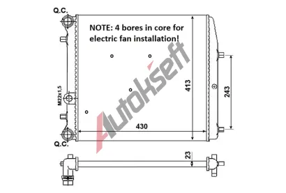 NRF Chladi vody Economy Class NRF 53021A, 53021A