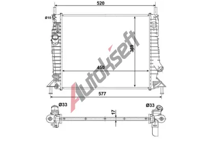 NRF Chladi vody NRF 53028, 53028