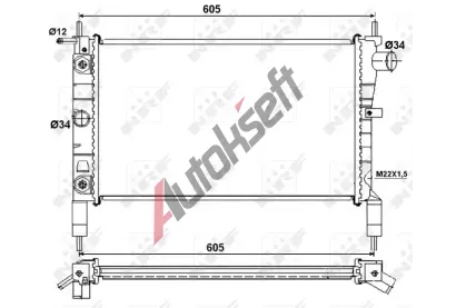 NRF Chladi vody NRF 53036, 53036
