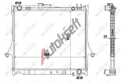 NRF Chladi vody NRF 53055, 53055