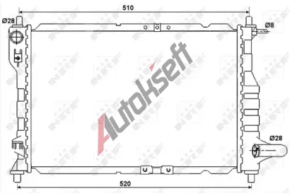 NRF Chladi vody Economy Class NRF 53068A, 53068A