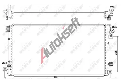 NRF Chladi vody NRF 53076, 53076