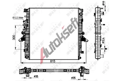 NRF Chladi vody NRF 53097, 53097
