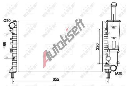 NRF Chladi vody NRF 53124, 53124