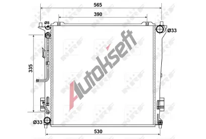 NRF Chladi vody NRF 53163, 53163