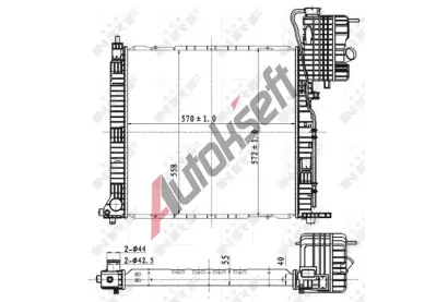 NRF Chladi vody NRF 53176, 53176