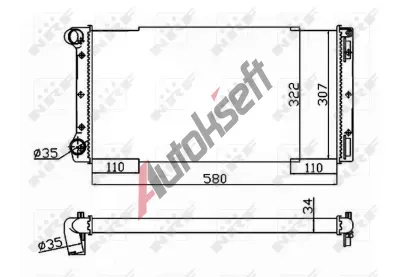 NRF Chladi vody NRF 53229, 53229