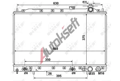 NRF Chladi vody NRF 53274, 53274