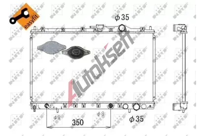 NRF Chladi vody NRF 53304, 53304