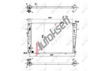 NRF Chladi vody NRF 53342, 53342