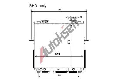 NRF Chladi vody NRF 53368, 53368