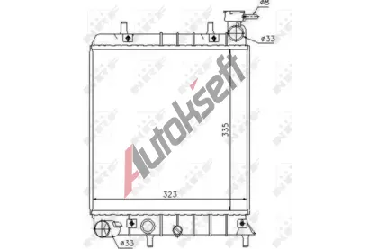 NRF Chladi vody NRF 53376, 53376