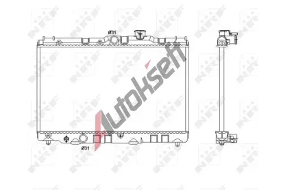 NRF Chladi vody NRF 53399, 53399
