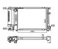 NRF Chladi vody Economy Class NRF 53426A, 53426A