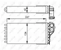 NRF Vmnk tepla - vnitn vytpn NRF 53557, 53557
