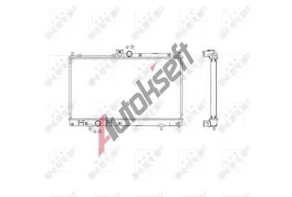 NRF Chladič vody NRF 53591, 53591 NRF Chladič vody NRF 53591, 53591