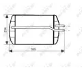 NRF Výměník tepla - vnitřní vytápění NRF 53633, 53633