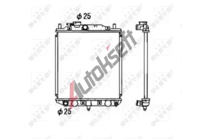 NRF Chladič vody NRF 53673, 53673 NRF Chladič vody NRF 53673, 53673