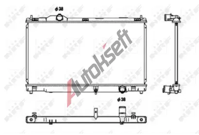 NRF Chladi vody NRF 53680, 53680