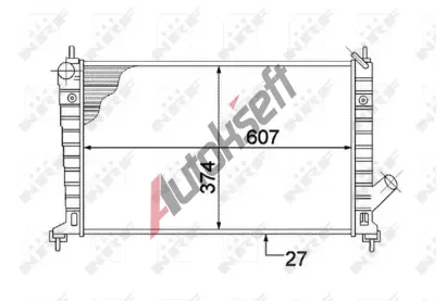 NRF Chladi vody NRF 53804, 53804