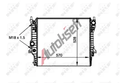 NRF Chladi vody NRF 53805, 53805