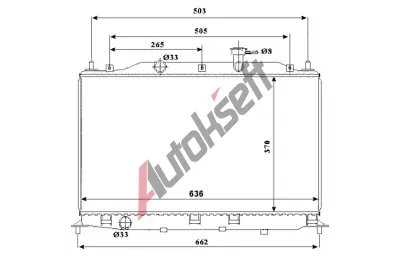 NRF Chladi� vody NRF 53822, 53822