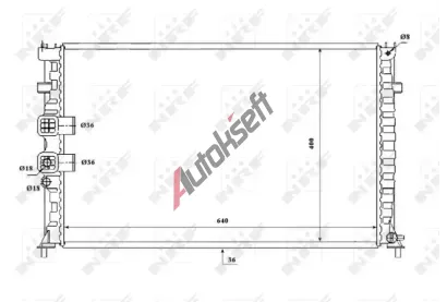 NRF Chladi� vody NRF 53842, 53842
