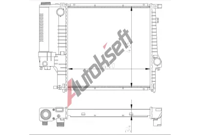 NRF Chladi vody Economy Class NRF 53849A, 53849A