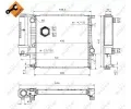 NRF Chladi vody NRF 53849, 53849