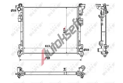 NRF Chladi vody NRF 53900, 53900