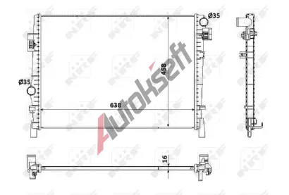 NRF Chladi vody NRF 53901, 53901