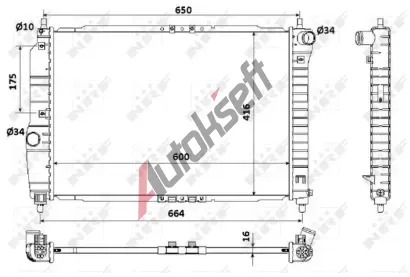NRF Chladi vody NRF 53902, 53902